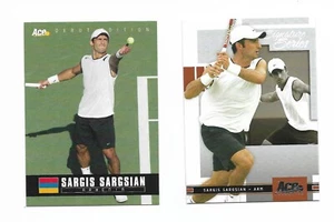 Sargis Sargsian - 2 (zwei) 2005 Ace Authentic Tennis Trading Cards - Bild 1 von 1