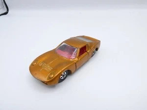 Matchbox Superfast 33 Lamborghini Miura interno bronzo e rosso - Foto 1 di 11