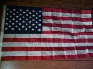 3'X5' US NYLON FLAG W/GROMMETS MADE BY WORLD CLASS FLAGS LIBERTY FLAGS & SPEC.CO - Picture 1 of 4