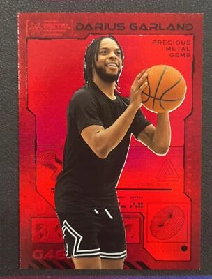 Darius Garland 2023 Skybox Metal Universe Champions Precious Red PMG 009/100 - Image 1 of 2