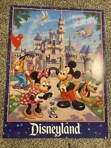 Vintage Disney Disneyland Castle Poster 18” X 24” NOS Mickey Pluto Goofy - Picture 1 of 2