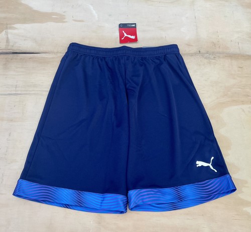 Puma Cup Shorts Casual Pantaloni Sportivi Uomo Dry Cell Blu Tg. Grande Nuovo