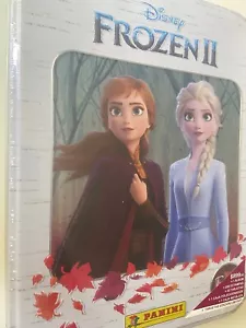 Panini Disney Frozen II Sealed Mega Tin Sticker Album With 200 Sticker 50 Cards - Picture 1 of 3