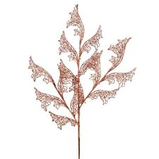 Vickerman 27" Rose Gold Glitter Coral Bell Spry 12Bx