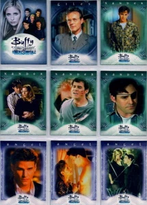 2005 BUFFY THE VAMPIRE SLAYER & THE MEN OF SUNNYDALE COMPLETE TRADING CARD SET - Picture 1 of 1