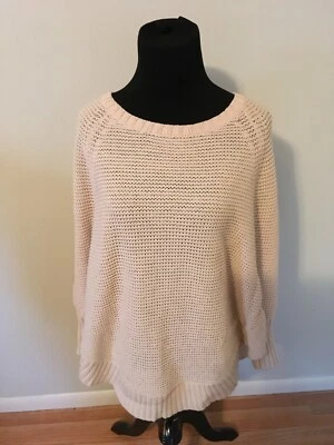 Suéter Pullover Sparrow Anthropologie Tostado Suelto Tejido, Talla XS Foto 1 de 4