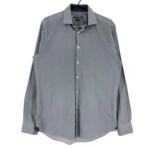 Tommy Hilfiger Shirt Casual Formal Slim Fit Solid Size S (39 - 15 1/5) - Picture 1 of 10