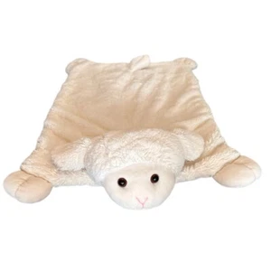 Bearington Baby Lamb White Security Safety Baby Plush Blanket Play Mat 34”x20” - Picture 1 of 5