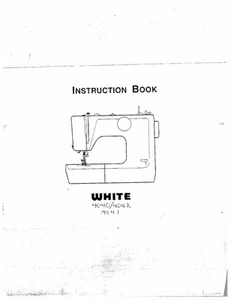 White W4040-W4041-W4042 Sewing Machine/Embroidery/Serger Owners Manual Reprint - Picture 1 of 1