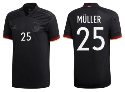 Trikot Adidas DFB EM 2020 2021 Away - Müller 25 I Deutschland Germany EURO