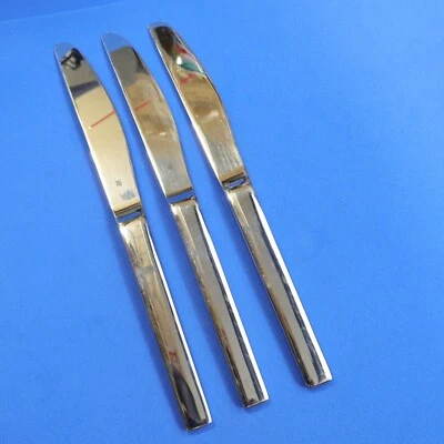 WMF Cromargan VELA Stainless 18/10 Glossy 3 Dinner Knife Andre Stocker Design - Image 1 of 4