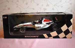 " MINICHAMP " SCALA 1:18 FORMULA 1 JENSON BUTTON B.A.R. HONDA 007 (n.3 ) - Foto 1 di 4