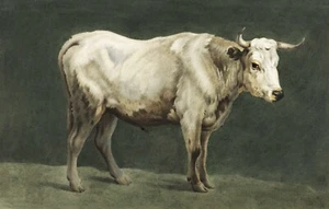 13095. Póster de decoración de pared. Diseño de habitación para el hogar. Jean Bernard dibujo arte. Ganado de vaca - Imagen 1 de 1