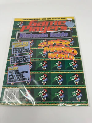 Game Players Nintendo Guide December 1991 Super Mario World SNES Cover Free Ship - Image 1 of 3