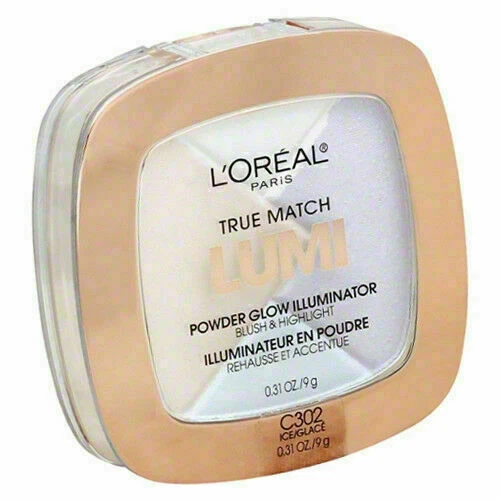 L'Oreal True Match Lumi Powder Glow Illuminator Blush & Highlight C302 ICE - Image 1 of 1