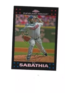 2007 Topps Chrome Refractors #6 C.C. Sabathia CLEVELAND INDIANS - Picture 1 of 2