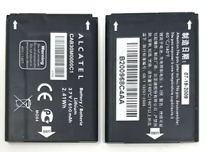 Battery CAB30M0000C1 650mAh For Alcatel OT-255 OT-600A OT-383A OT-206 OEM Phone - Picture 1 of 12