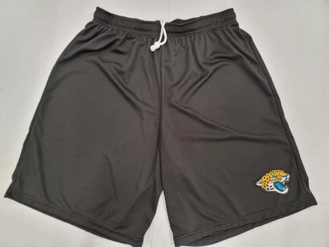 0725 Mens JACKSONVILLE JAGUARS Polyester Jersey SHORTS Pockets BLACK New Cover