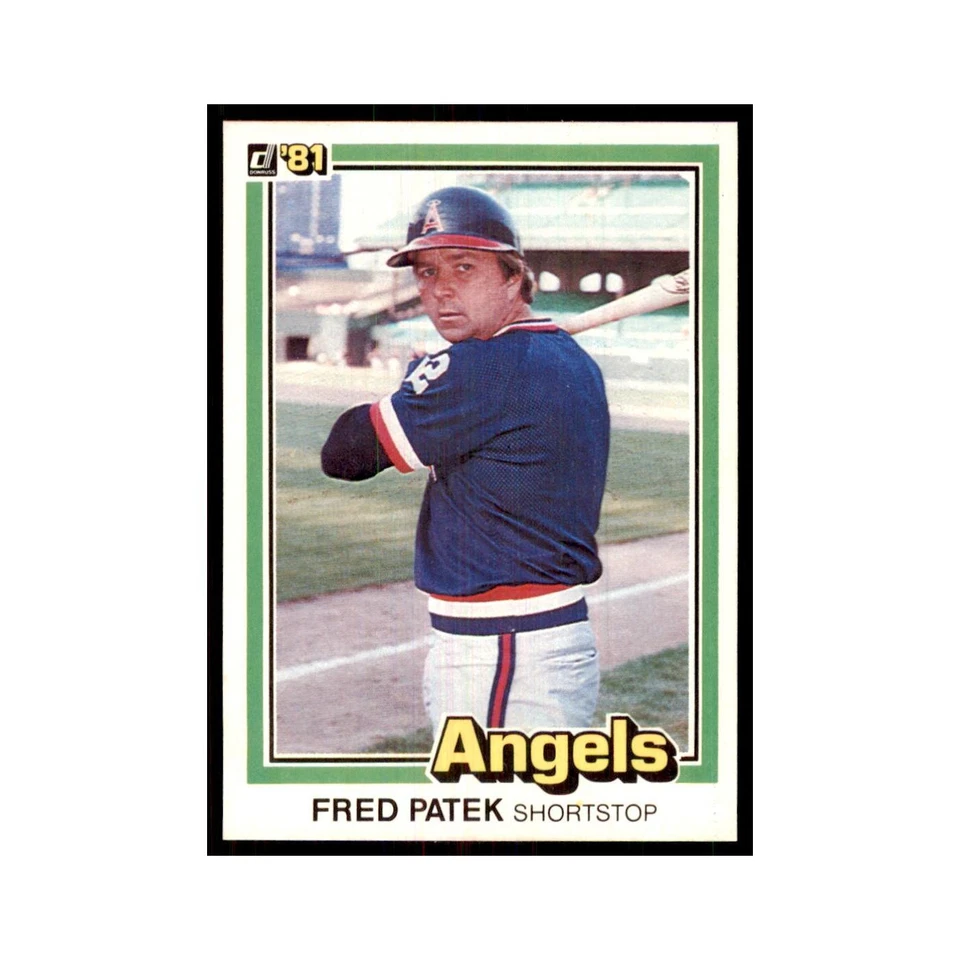 1981 Donruss Fred Patek Baseball Cards #170.0 - Image 1 of 3