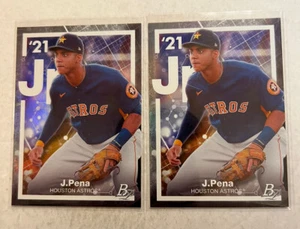 Jeremy Peña. Bowman & Topps (lote de 4 cartas) ver descripción - Imagen 1 de 4