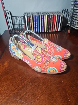 Mocasines sin cordones Sebago Hutton planos con estampado de persia 9,5 m Foto 1 de 4