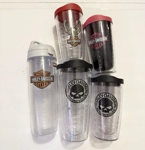 5 Stück Harley-Davidson Tervis Tassen - Bild 1 von 8