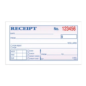 Adams Money/Rent Receipt Book - Picture 1 of 5