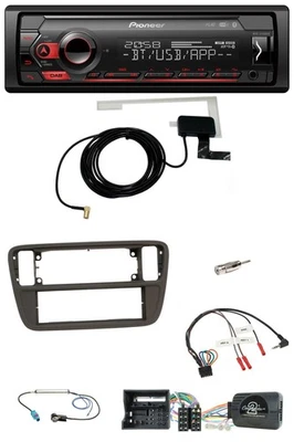 Pioneer DAB USB Lenkrad Bluetooth Autoradio für Seat Mii Skoda CitiGo 11-16 52-P - Bild 1 von 4