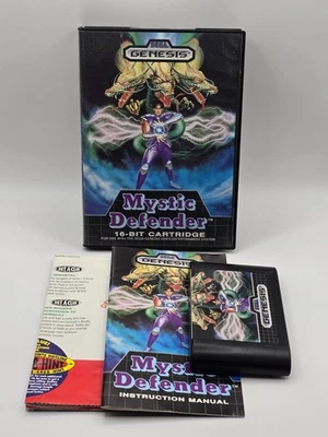 Mystic Defender (Sega Genesis, 1989) CIB w/Manual & Poster - Image 1 of 4
