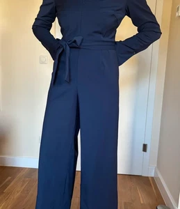 Dunkelblauer Anja Gockel Jumpsuit - Bild 1 von 11