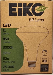 EIKO LED11WBR30/830-DIM-G9 LED BR30 *NOS - Picture 1 of 5