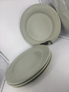 (4) Bee & Willow Asheville Vine Dinner Plates 10” Sage Green  - Picture 1 of 6