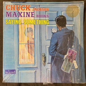 CHUCK JACKSON & MAXINE BROWN Saying Something -1965 1st Press Wand LP VG+ SHRINK - Picture 1 of 4