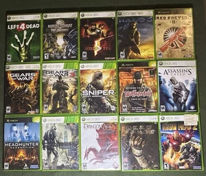 Lote de juegos Xbox -15 (Left 4 Dead, Resident Evil, Mortal Combat, Gear Of War) - Imagen 1 de 3