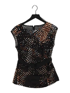 Esprit Women's Top UK 12 Black Polyester with Elastane Basic - Picture 1 of 6