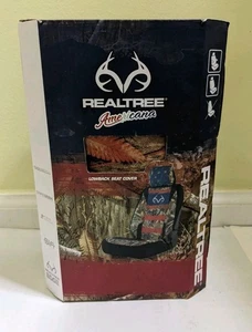 New Realtree Americana Low Back Seat Cover Camo -Universal Fit Antler Logo - Picture 1 of 6