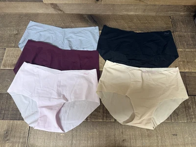 ⚡️Juego de 5 Bragas Victoria's Secret No Show Hiphugger Ropa Interior L NUEVO⚡️ Foto 1 de 2