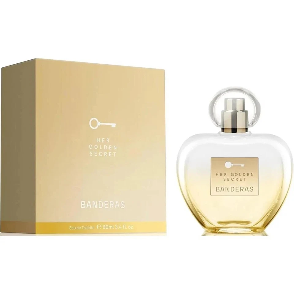 Antonio Banderas Her Golden Secret 2.7 oz EDT Spray For Women New In Box - Image 1 of 1