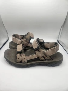 Merrell Herren Wander Sandalen J033219 Größe 9 Braun Wildleder Verstellbare Riemen - Bild 1 von 8