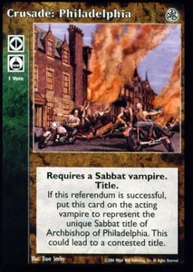 Crusade: Philadelphia [Third set] - VTES card - Imagen 1 de 2