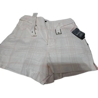 Pantalones Cortos Forever 21 Tejidos C/BE Marfil/Rosa Talla S Foto 1 de 3