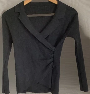 SooLinen Damen Pullover schwarz - Bild 1 von 3