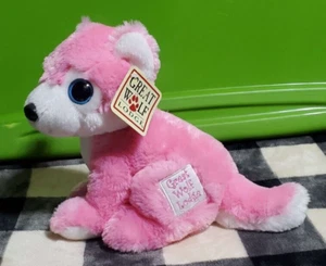 Fiesta ™ Great Wolf Lodge ™ Pink Baby Timber Wolf Stuffed Plush NWT - Picture 1 of 6