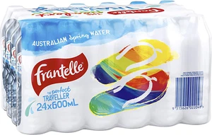 Frantelle Spring Water Pack of 24 x 600ml Perfect Traveller Au Free Shipping - Picture 1 of 2