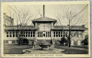 Gehöft Hotel und Frühling Nummer Sieben Postkarte Westbaden - Bild 1 von 3