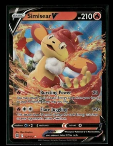 Simisear 027/172 Brilliant Stars Holo Pokemon Card NM - Picture 1 of 2