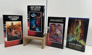 Star Trek VHS Movie Lot - Wrath of Khan, Search for Spock, Voyage Home + - Picture 1 of 5