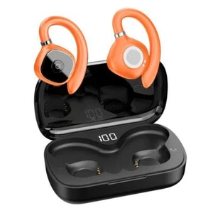 Earphones Wireless Sport Running Headphones Hifi Stereo Bass Bluetooth 5.3 - Picture 1 of 10