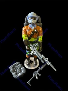 Steel Brigade Marauders Custom GI Joe Black Major 1987 Vintage Style w/Filecard - Picture 1 of 6