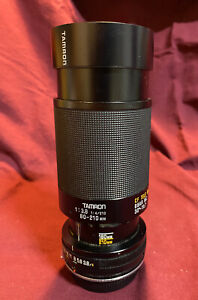 Vintage Tamron tele-macro f/3.8-4 80-210mm lens, c. 1985